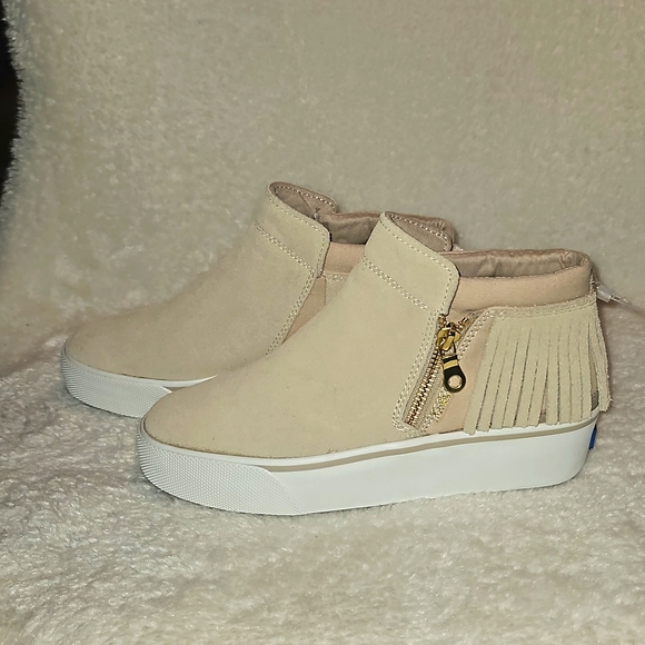Keds  women Cooper Zip Fridge Suede Rain Boot Size 5.5 - Picture 1 of 9